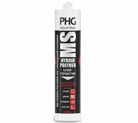 Клей герметик PHG Industrial MS Strong FIX 300 мл (прозрачный)
