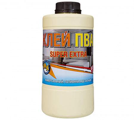 Клей ПВА «Super Extra» 1 кг (упаковка 10 шт)